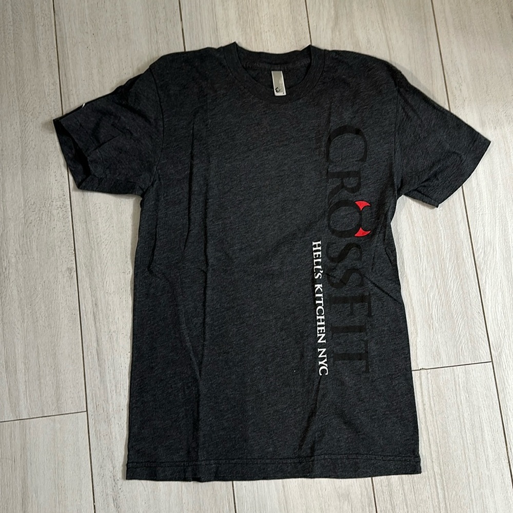 Charcoal Hell’s Kitchen NYC CrossFit Tshirt Ladies size Small American Apparel